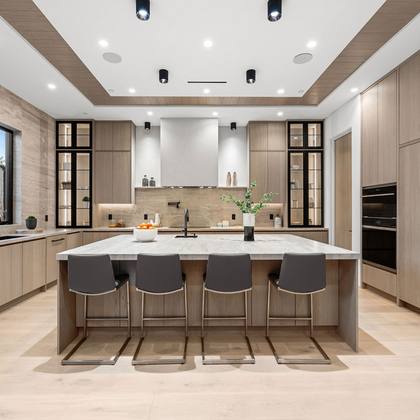 Luxury Kitchen with custom cabinetry